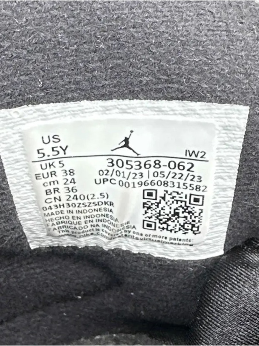 Air Jordan 8 Retro GS 'Playoff' 2023 Size 5.5y Women’s Size 7 - Picture 7 of 7